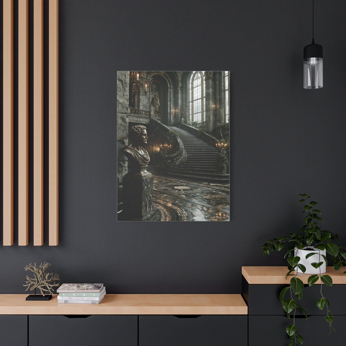 Grand Italian Staircase Interior Wall Art & Canvas Print