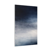Navy Mist Atmospheric Gradient Wall Art & Canvas Print