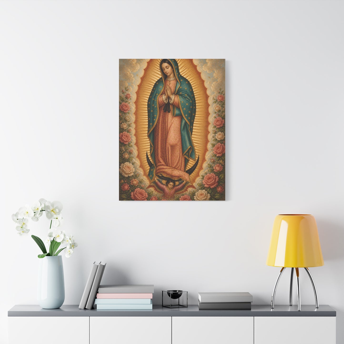 Our Lady of Guadalupe Sacred Icon Wall Art & Canvas Print