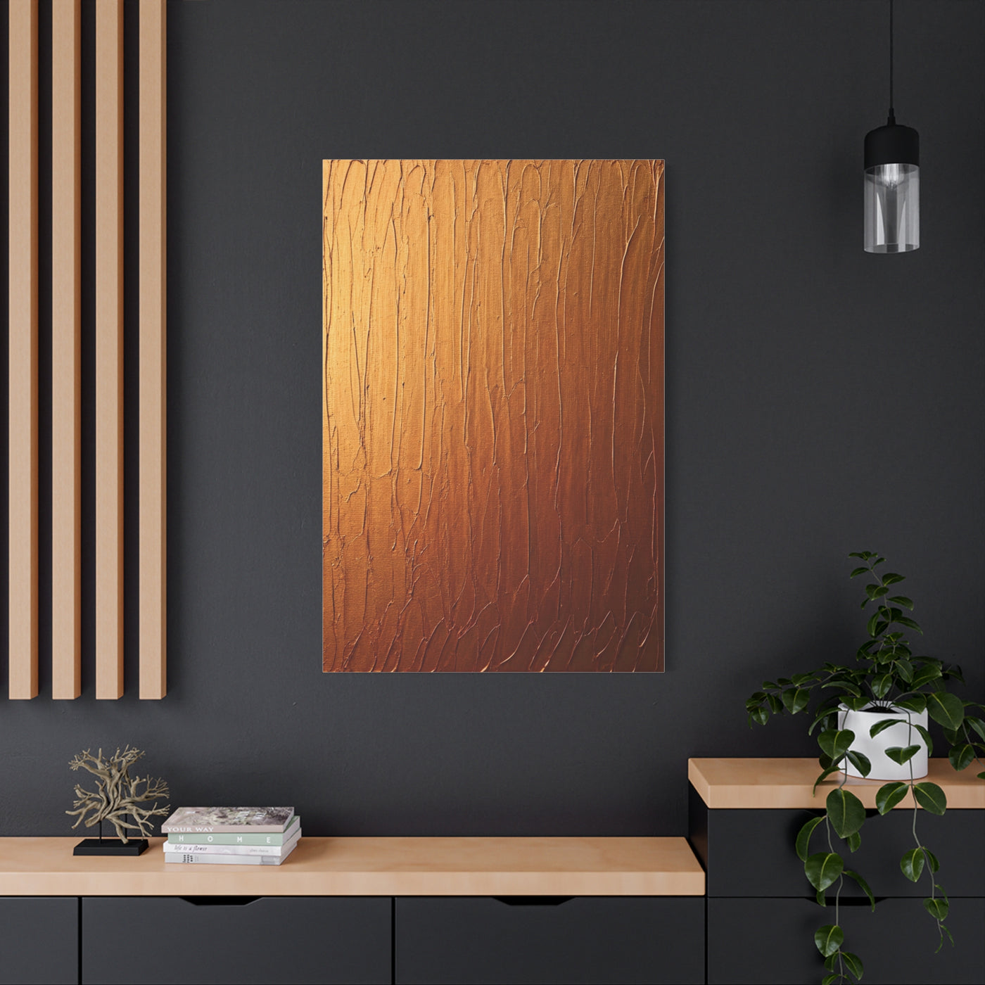 Rustic Texture Warm Earth Abstract Wall Art & Canvas Prints