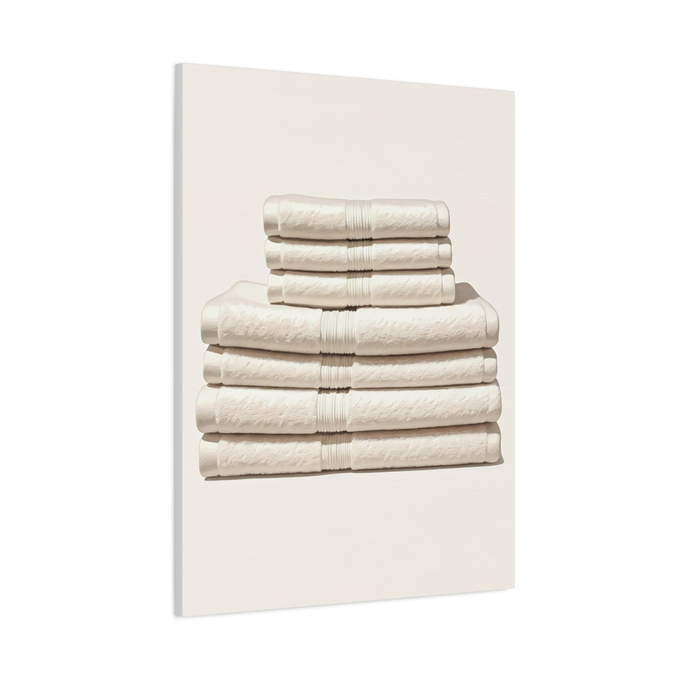 Neutral Linen Stack Wall Art & Canvas Prints