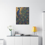 Impasto Jewel Peacock Expressionist Wall Art & Canvas Print