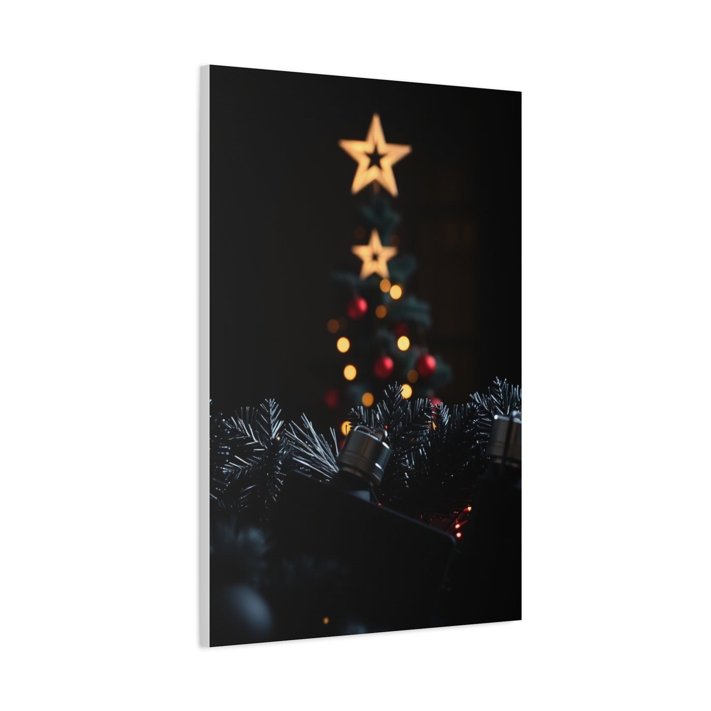 Elite Black Christmas Art Vision Wall Art & Canvas Print