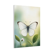 White Butterfly Botanical Serenity Wall Art & Canvas Prints