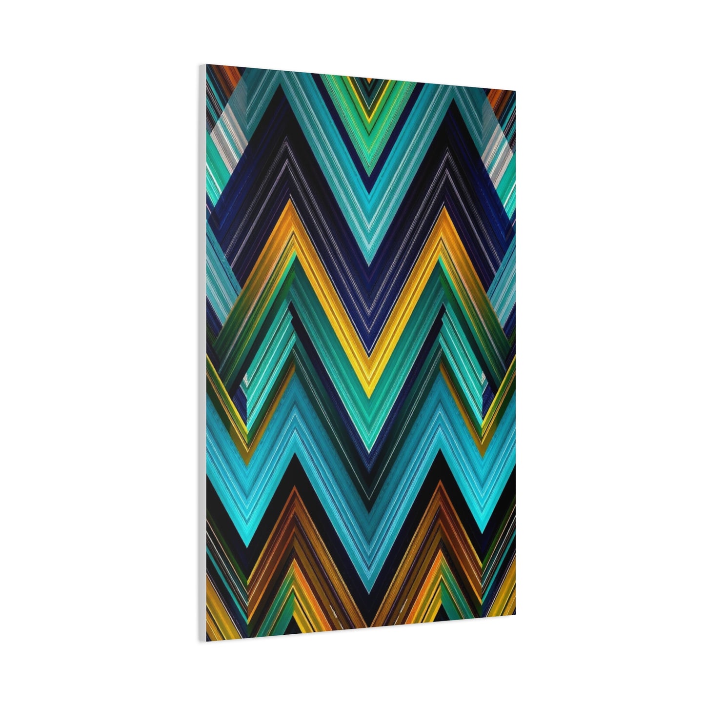 Masterpiece Chevron Pattern Art Vision Wall Art & Canvas Print