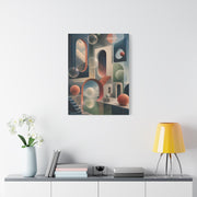 Surreal Geometric Portal Landscape Wall Art & Canvas Print