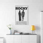Rocky Movie Poster Wall Art & Canvas Print