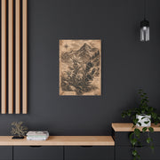 Antique Alpine Flora Engraving Wall Art & Canvas Print
