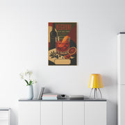 Vintage Negroni Cocktail Poster Wall Art & Canvas Print