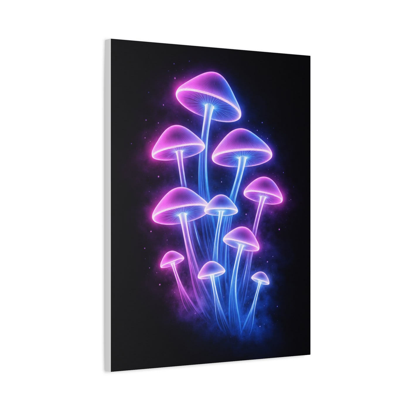 Magic Mushroom LED Art Aesthetic Wall Art & Canvas Print