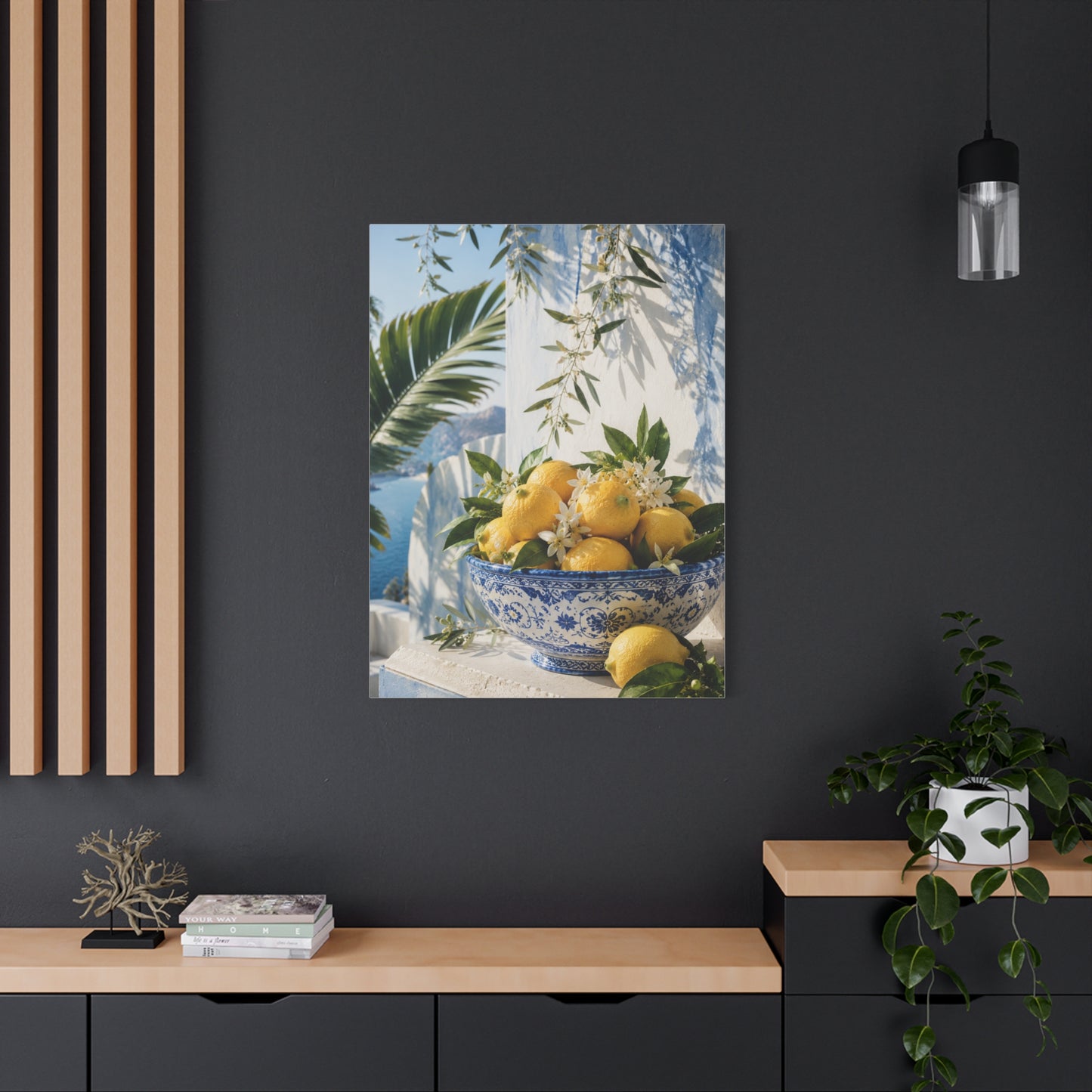 Mediterranean Citrus Still Life Tropical Wall Art & Canvas Print