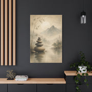 Zen Sacred Stone Landscape Wall Art & Canvas Print