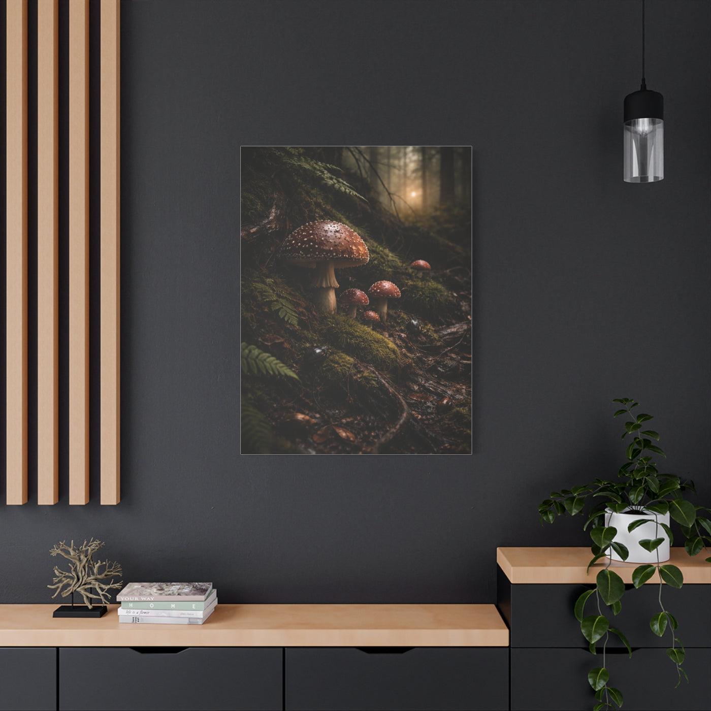 Dark Goblincore Forest Floor Wall Art & Canvas Print