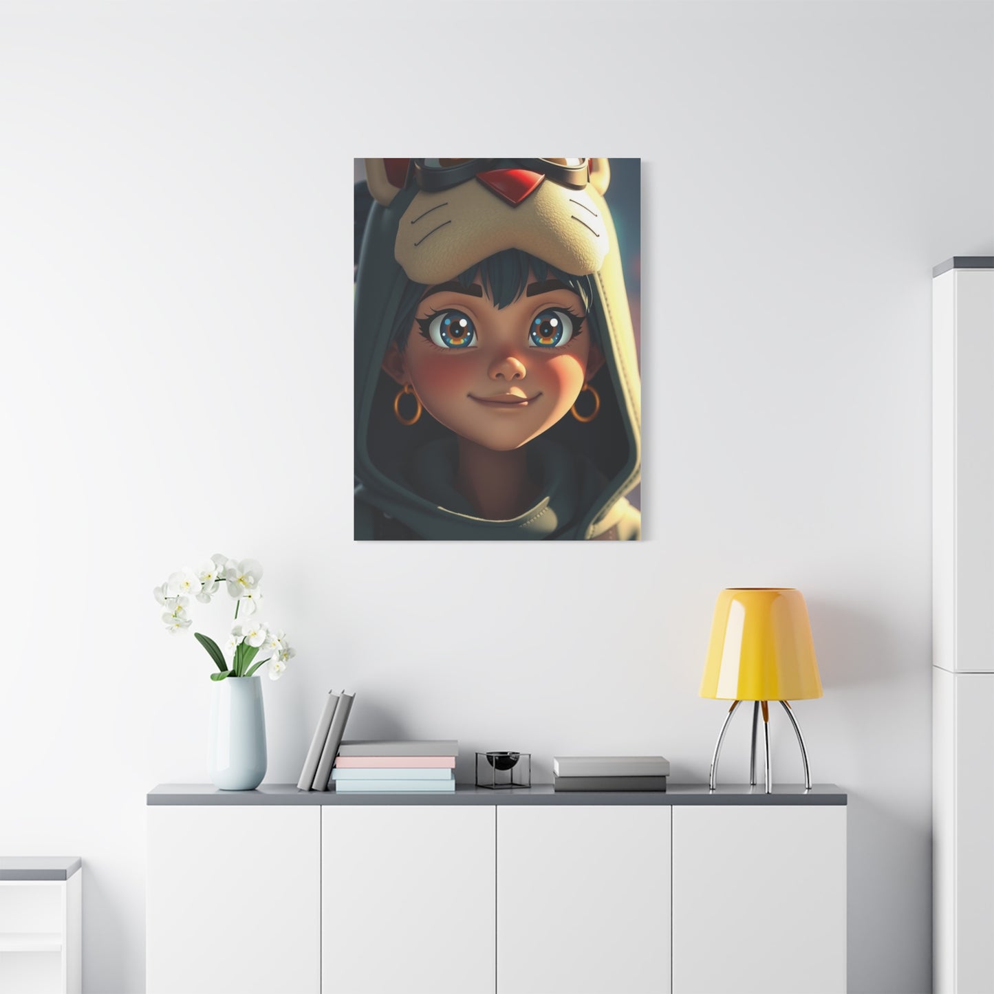 Graceful Doodle Artistry Wall Art & Canvas Print