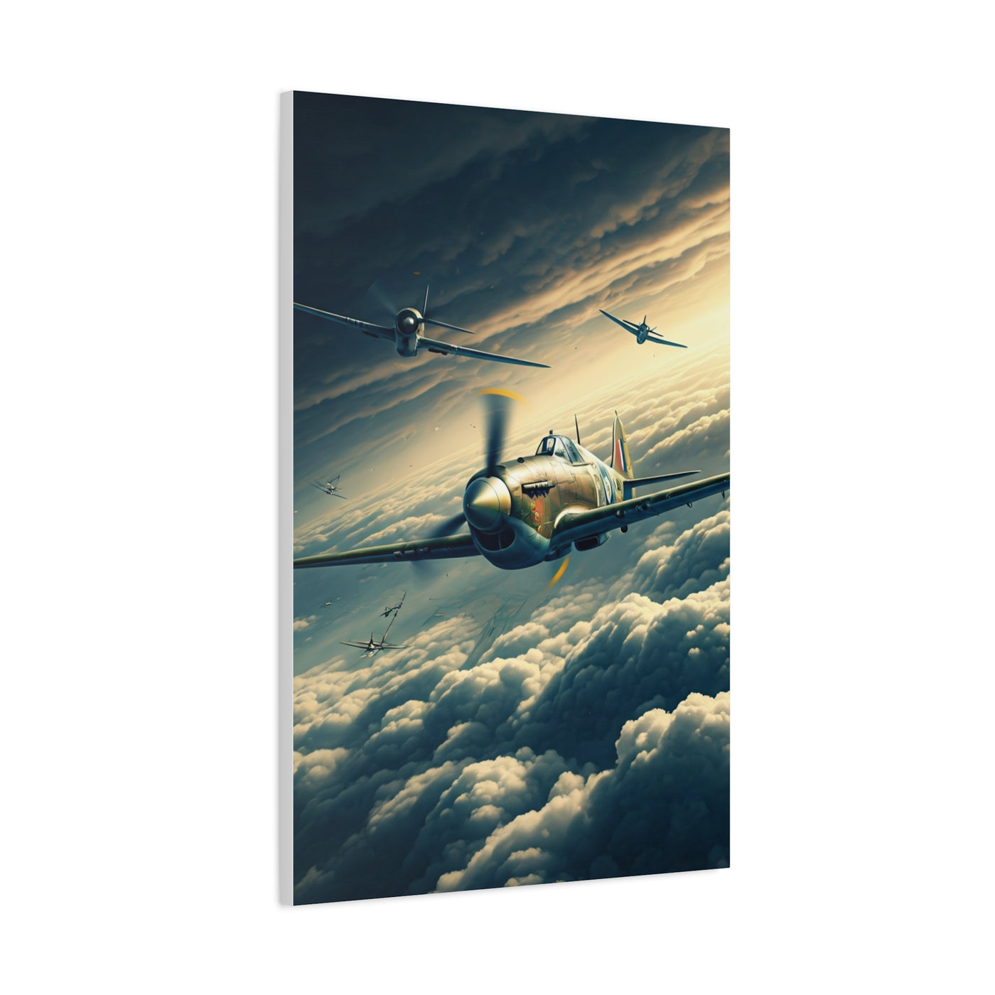 Squadron Flight Over Endless Skies Wall Art & Canvas Prints