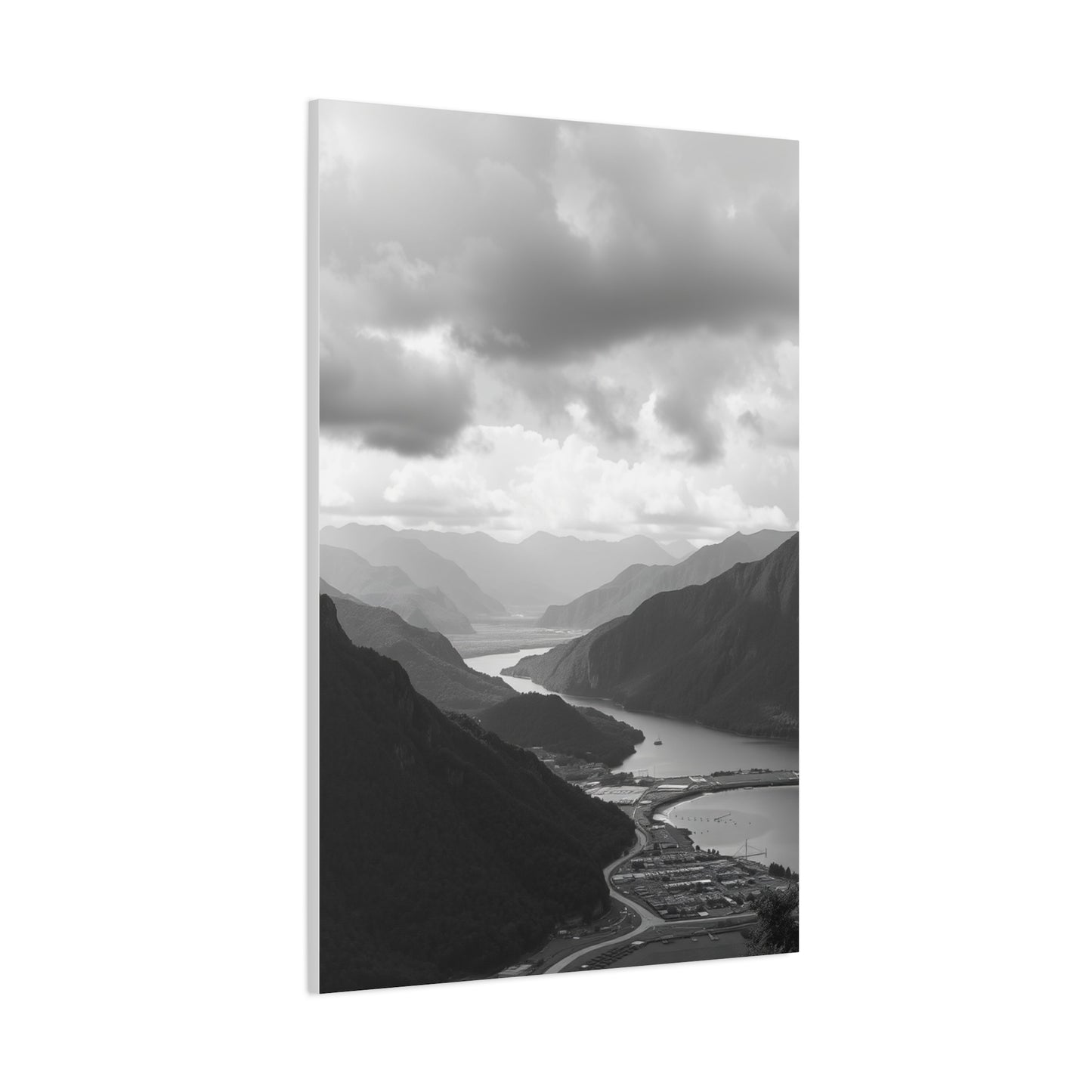 Black & White Scenic Landscapes Art Supreme Canvas Wall Art & Canvas Print