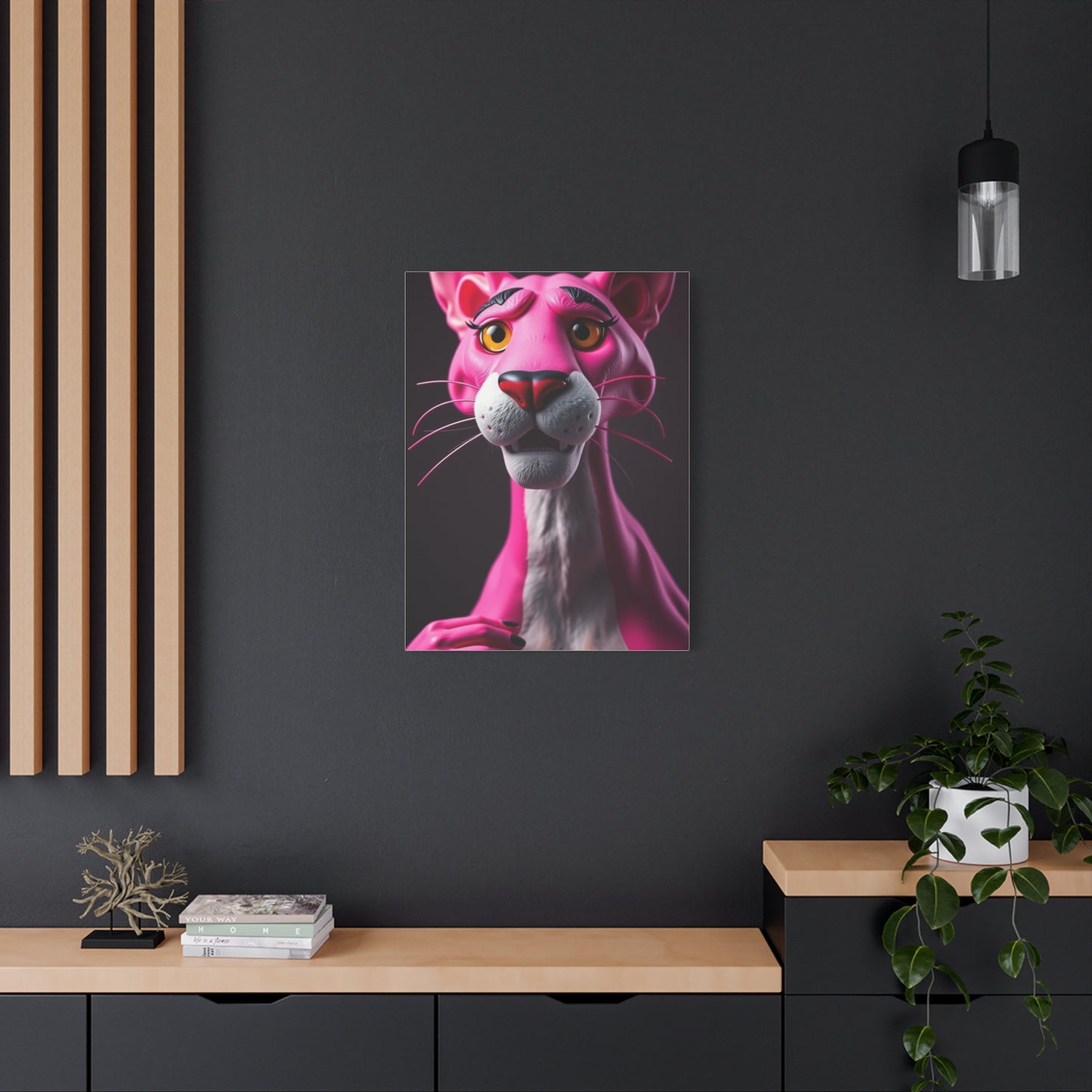 Pink Panther Art Premium Canvas 19 Wall Art & Canvas Print