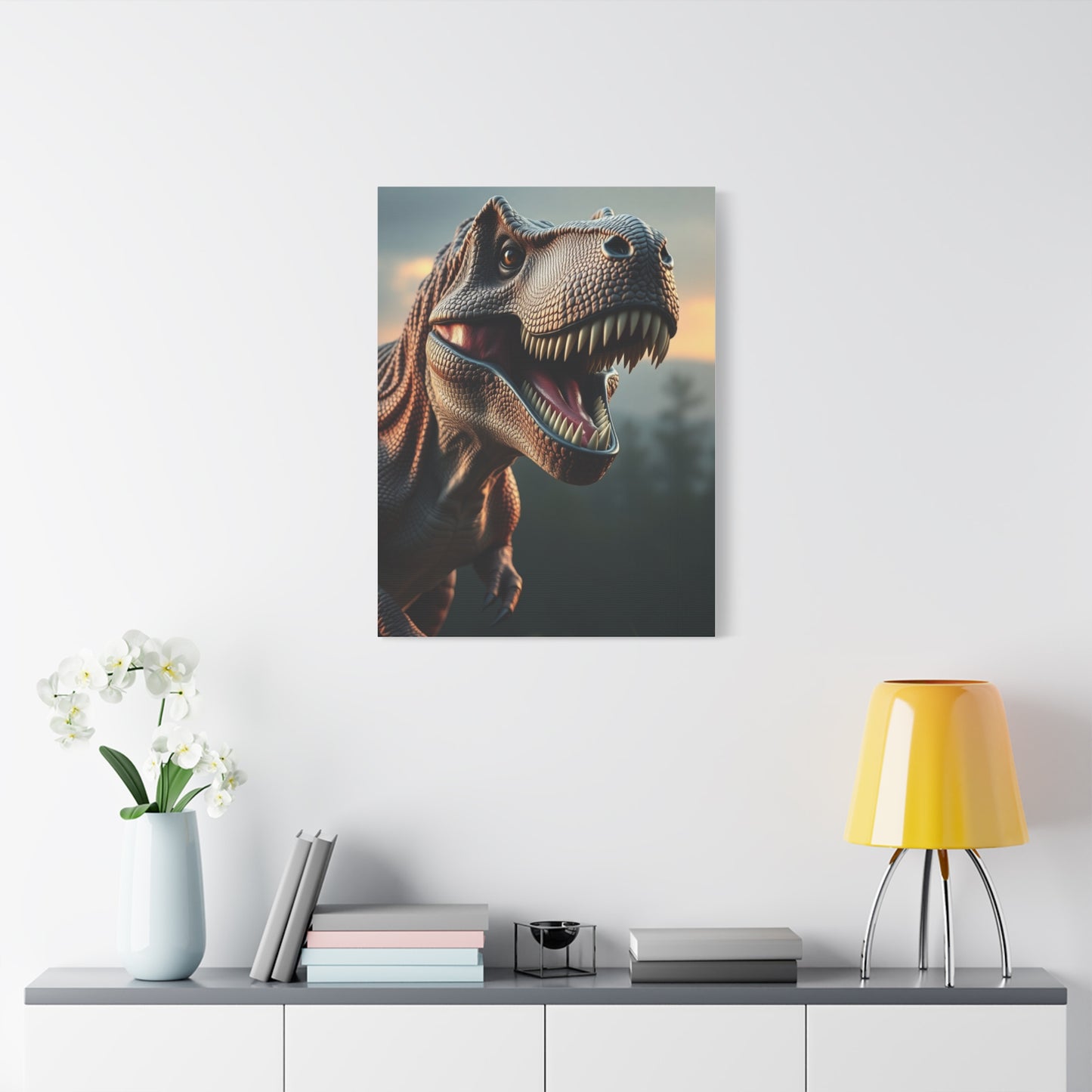 Supreme Tyrannosaurus Rex Art Beautiful Collection Wall Art & Canvas Print