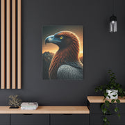 Golden Eagle with Vibrant Sunset Background Wall Art & Canvas Prints