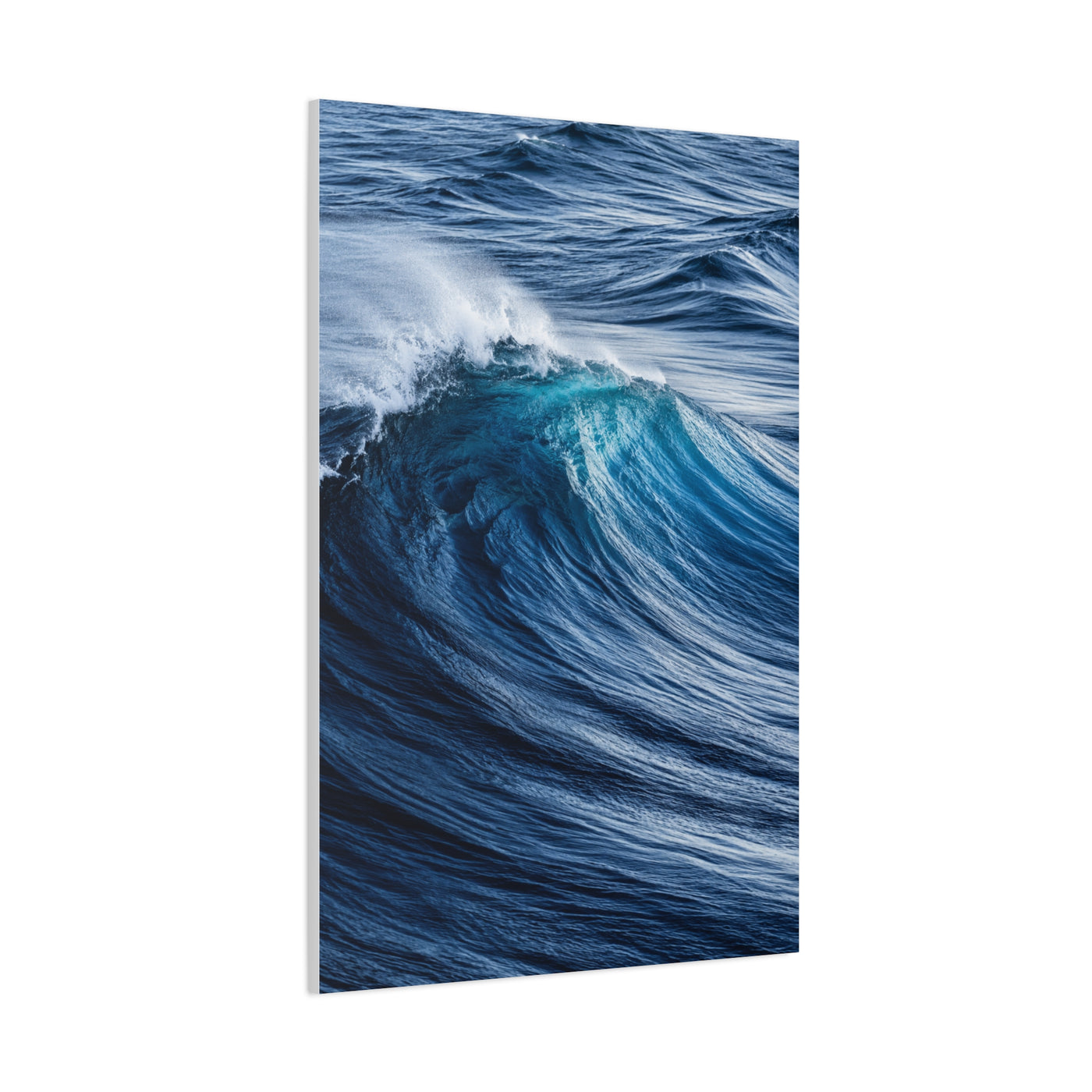 Dynamic Ocean Curl Motion Detail Wall Art & Canvas Print