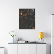 Dark Academia Mermaid Library Wall Art & Canvas Print