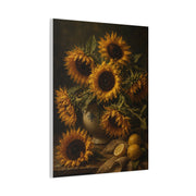 Old Master Sunflower Still Life Wall Art & Canvas Print