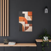 Modern Curved Geometry Abstract Wall Art & Canvas Print