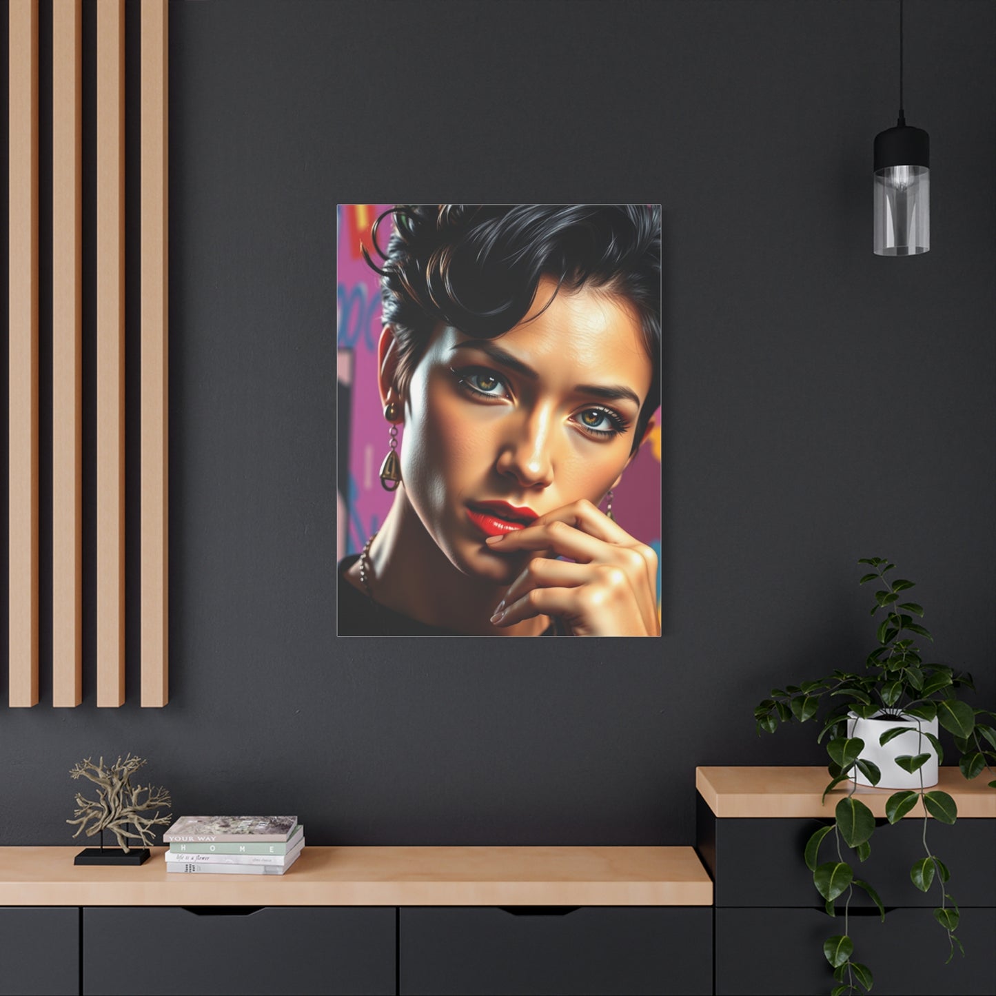 Avant-Garde Chromatic Tapestry Wall Art & Canvas Print