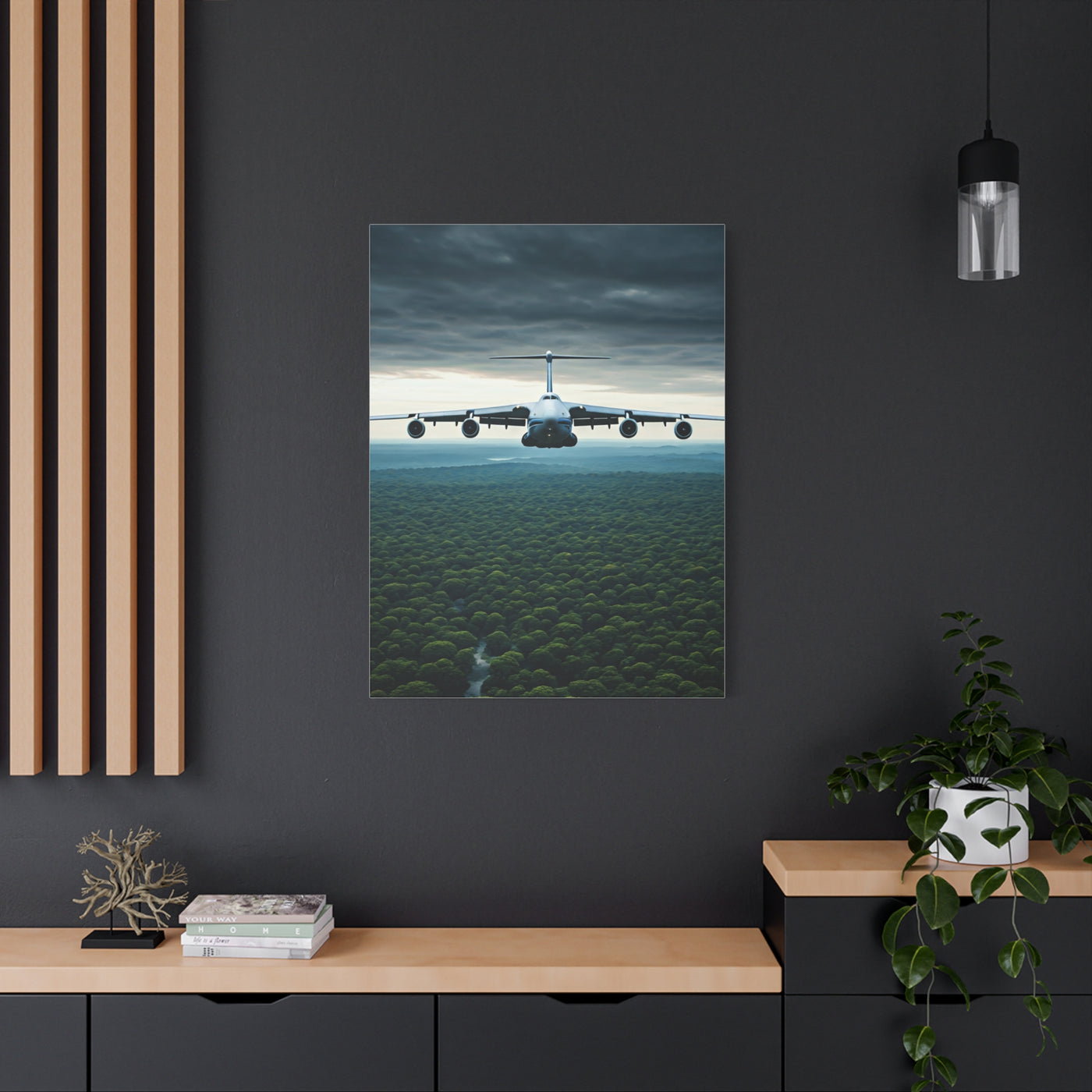 Aircraft Over Endless Forest Wall Art & Canvas Prints