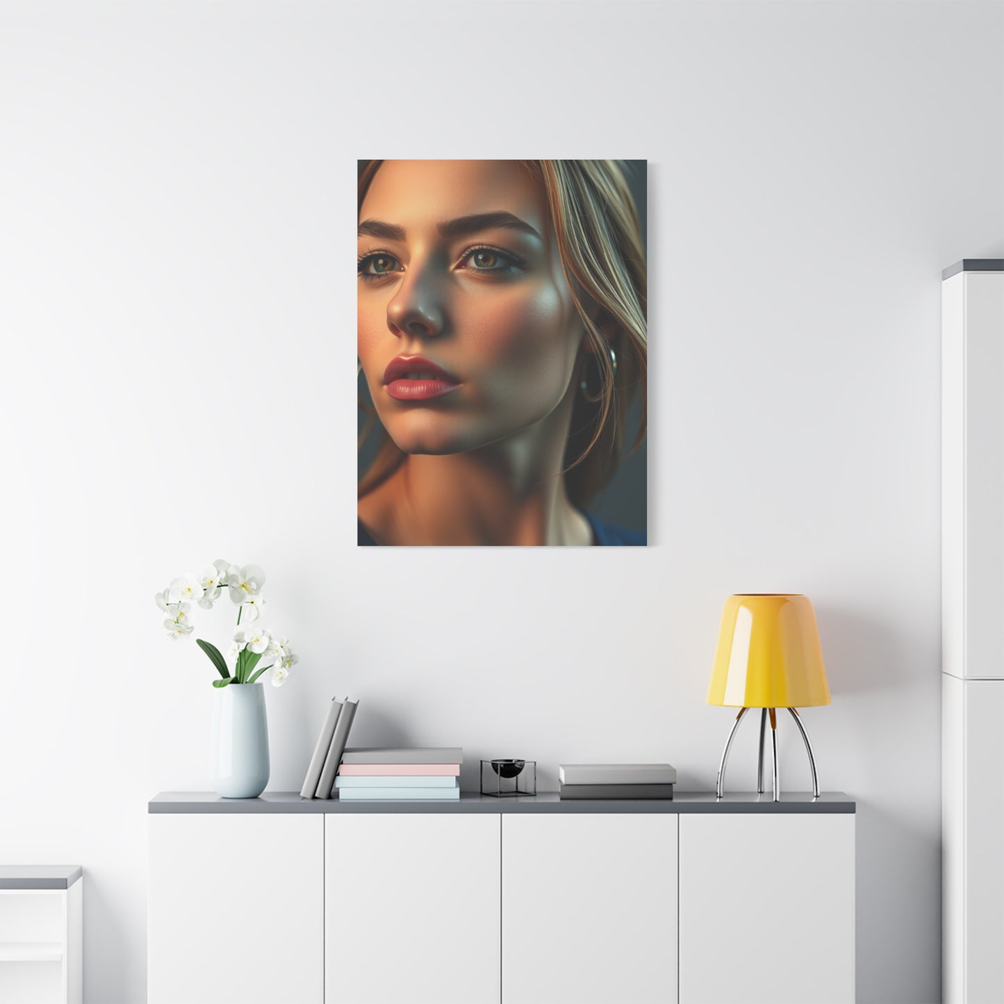 Azure Serenity Canvas Wall Art & Canvas Print