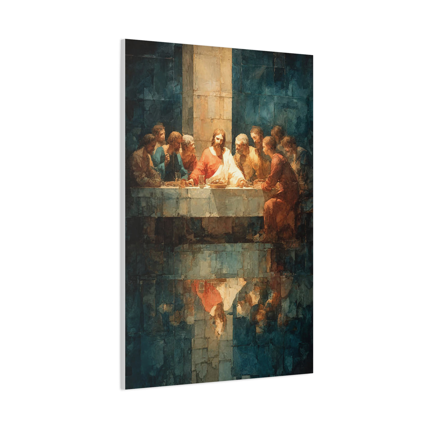 The Last Supper Contemporary Sacred Scene Wall Art & Canvas Print