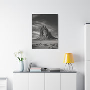 Desert Monolith Black and White Southwest Wall Art & Canvas Print