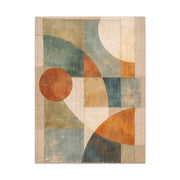 Stitched Geometric Canvas Abstraction Wall Art & Canvas Print