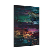 Jewel Tone Textured Abstract Gallery Painting Wall Art & Canvas Print