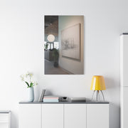 Refined Architectural Linework Artwork Wall Art & Canvas Print
