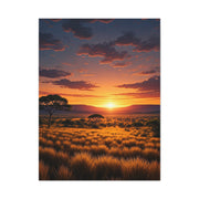 Savannah Sunset Glow Wall Art & Canvas Prints