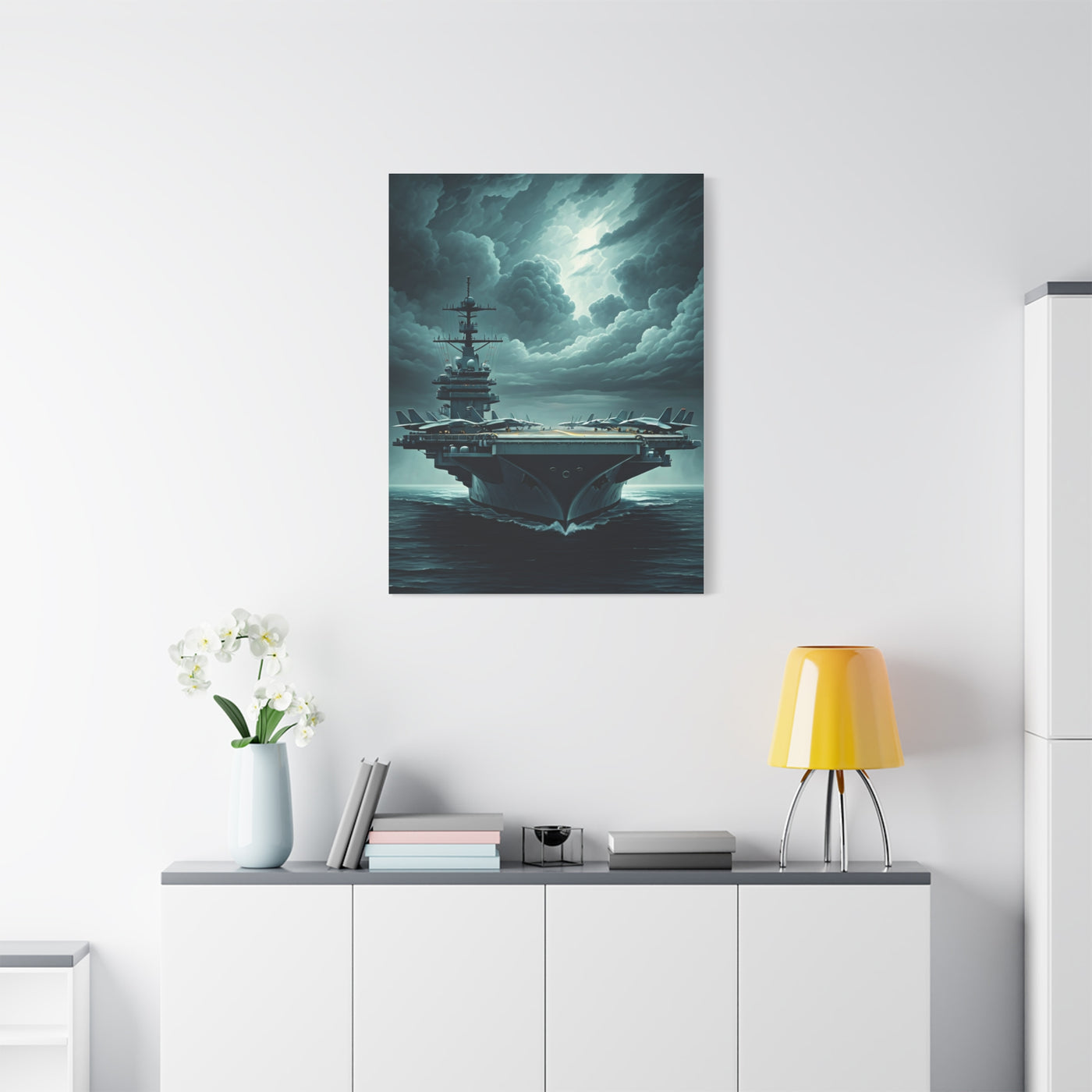 Stormfront Aircraft Carrier Wall Art & Canvas Prints