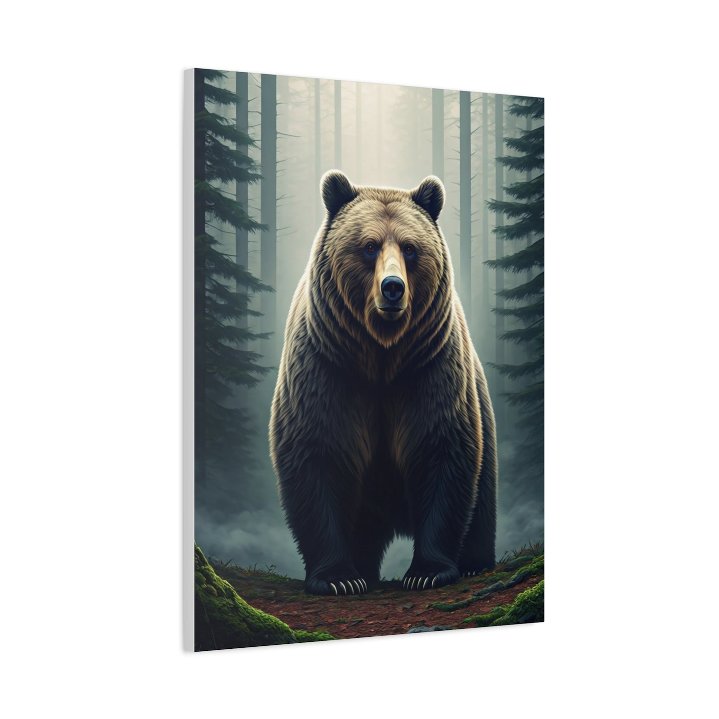 Majestic Forest Grizzly Bear Wall Art & Canvas Prints