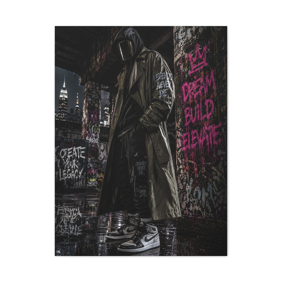 Urban Shadow Rebel Street Wall Art & Canvas Print