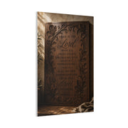 Trust in the Lord Carved Wood Plaque Wall Art & Canvas Print