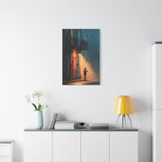 French Quarter Trumpet Silhouette Wall Art & Canvas Print