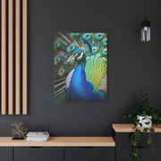 Vibrant Peacock Portrait Wall Art & Canvas Prints