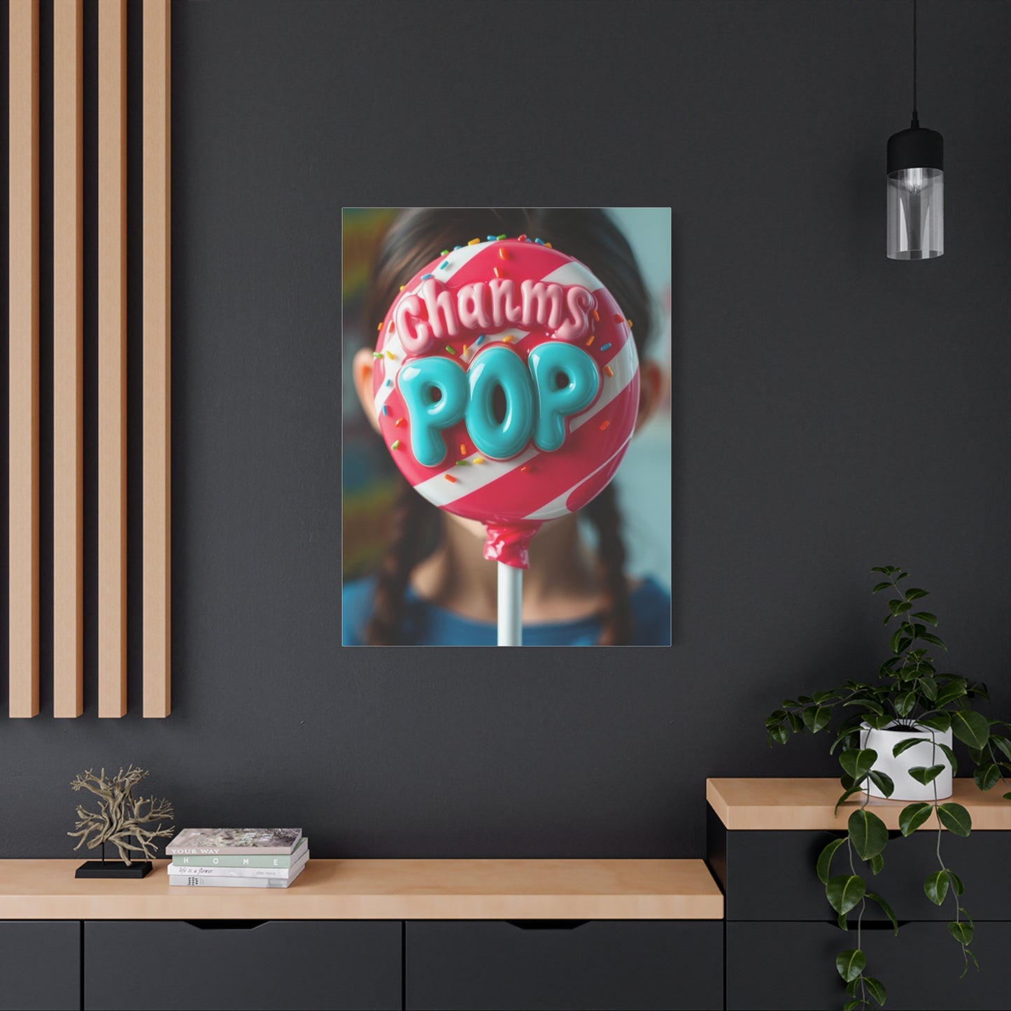 Sophisticated Candy Whirl Wall Art & Canvas Print
