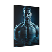 Blue Depth Masculine Form Wall Art & Canvas Prints