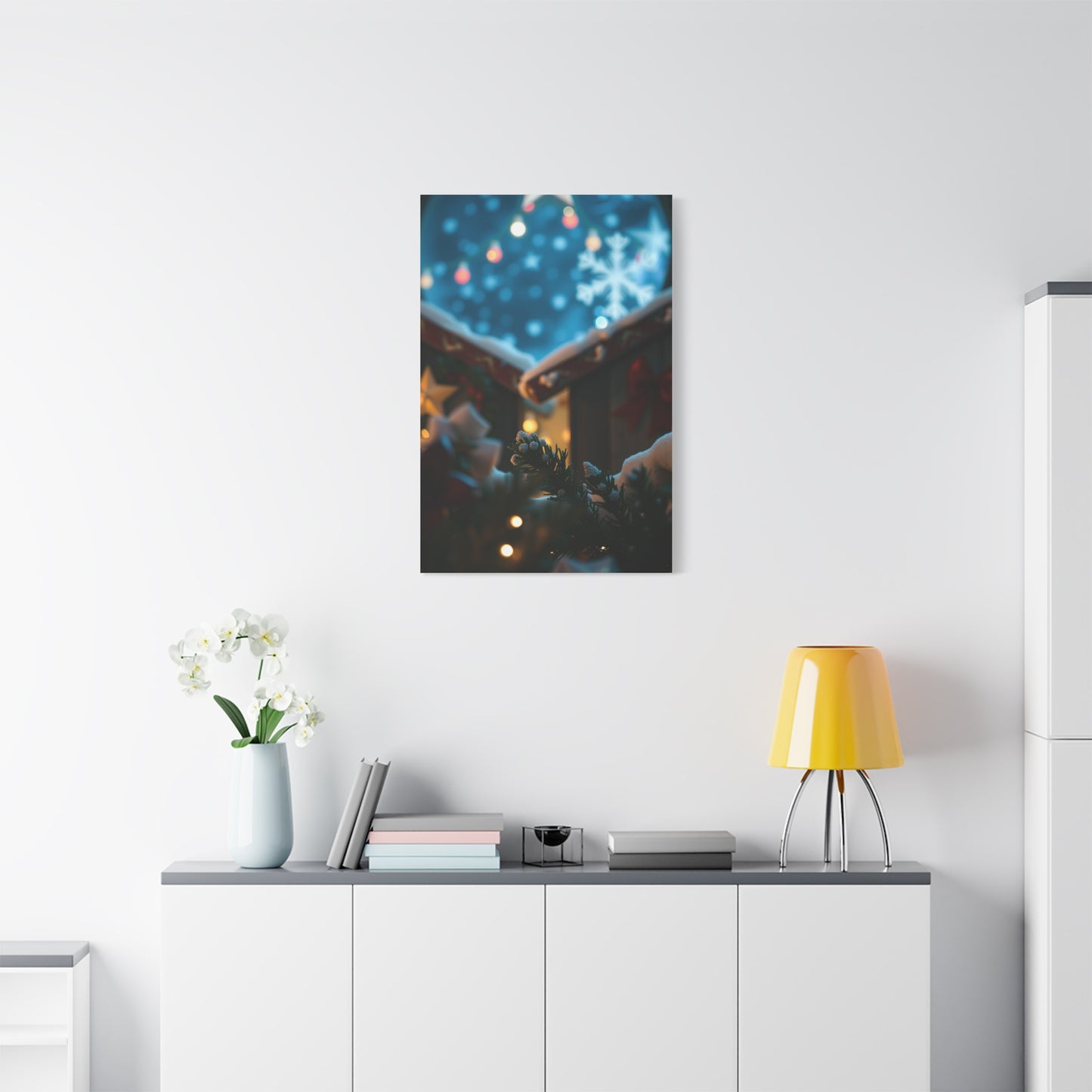 Enchanted Christmas Scene Wall Art & Canvas Print