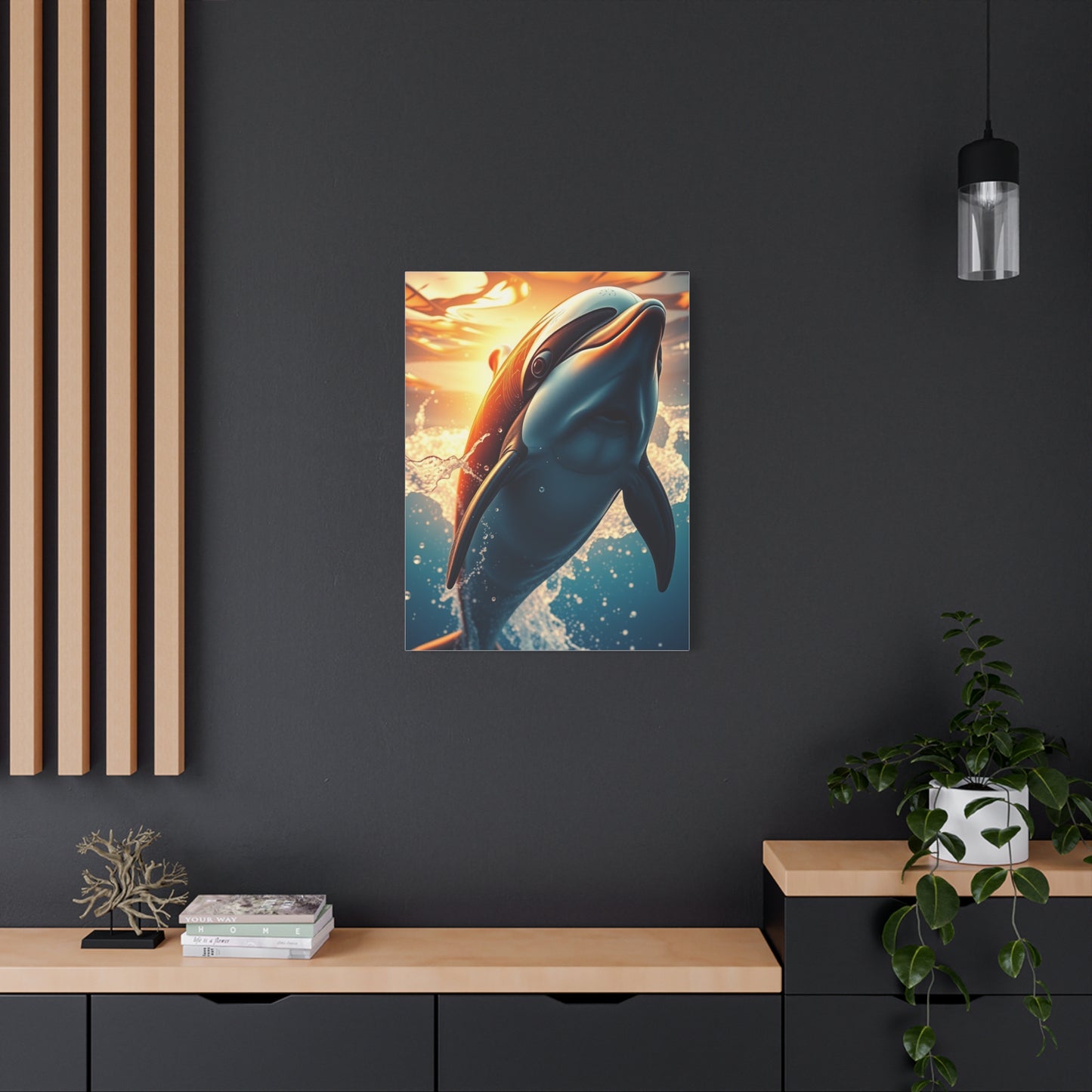 Supreme Dolphin Art Beautiful Collection Wall Art & Canvas Print