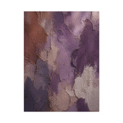 Wabi-Sabi Plum Texture Abstraction Wall Art & Canvas Print