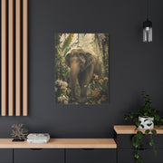 Majestic Elephant Jungle Portrait Tropical Wall Art & Canvas Print