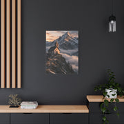 Lone Alpine Chapel Sunrise Wall Art & Canvas Print