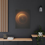 Amber Vortex Spiral Wall Art & Canvas Prints